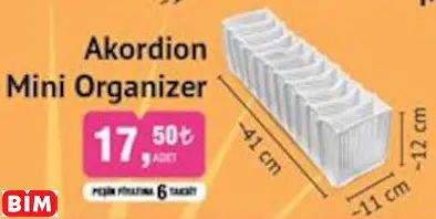 AKORDİON MİNİ ORGANİZER